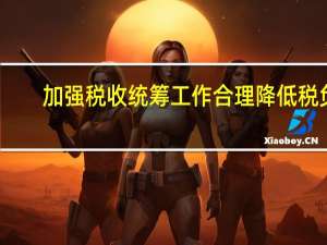 加强税收统筹工作合理降低税负（税收统筹简介）