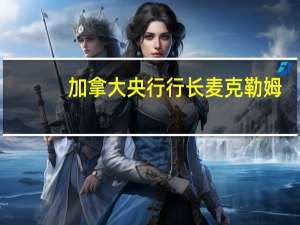 加拿大央行行长麦克勒姆：从疫情中恢复后我们原以为会看到生产率有更大的提升