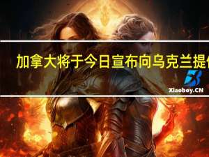加拿大将于今日宣布向乌克兰提供6.5亿加元的新援助