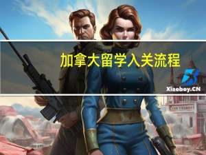 加拿大留学入关流程