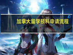 加拿大留学预科申请流程