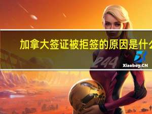 加拿大签证被拒签的原因是什么