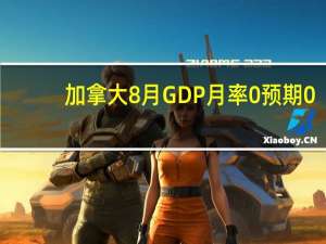 加拿大8月GDP月率 0%预期0.10%前值0.00%