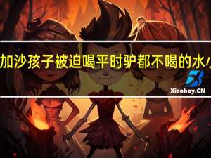加沙孩子被迫喝平时驴都不喝的水小女孩：妈妈和姐妹都病了 到底什么情况呢