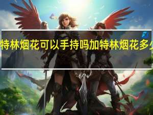 加特林烟花可以手持吗 加特林烟花多少钱一个