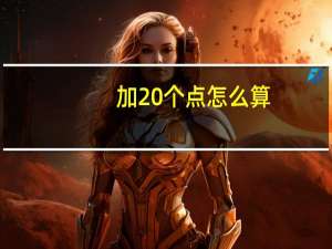 加20个点怎么算