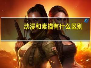 动漫和素描有什么区别