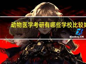 动物医学考研有哪些学校比较好