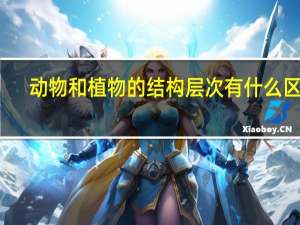 动物和植物的结构层次有什么区别