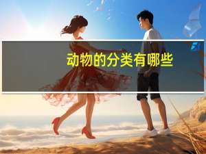 动物的分类有哪些