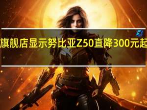 努比亚官方旗舰店显示努比亚Z50直降300元起售价降至2699元