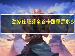 劲家庄胚芽全谷卡路里是多少
