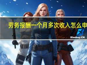 劳务报酬一个月多次收入怎么申报