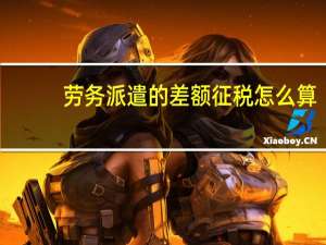 劳务派遣的差额征税怎么算