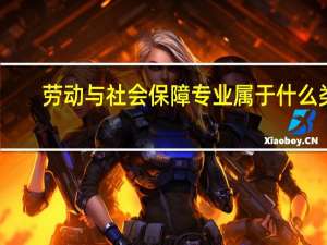 劳动与社会保障专业属于什么类