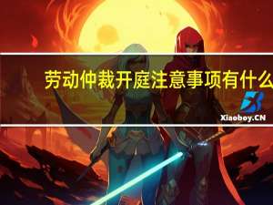 劳动仲裁开庭注意事项有什么