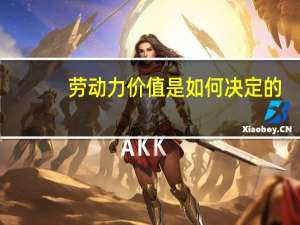 劳动力价值是如何决定的