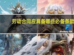 劳动合同应具备哪些必备条款