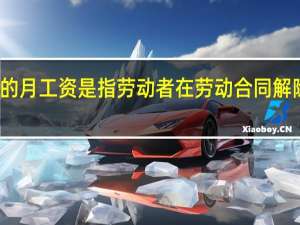 劳动合同补偿标准中的月工资是指劳动者在劳动合同解除或终止前（ ）个月的平均工资。