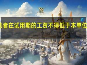 劳动者在试用期的工资不得低于本单位相同岗位（劳动者在试用期的工资不得低于本单位相同岗）