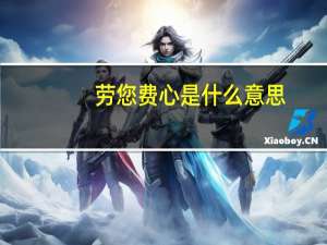 劳您费心是什么意思