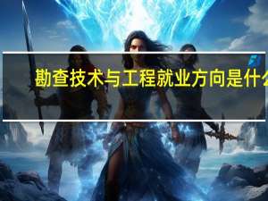 勘查技术与工程就业方向是什么