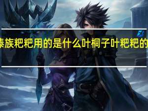 包傣族粑粑用的是什么叶 桐子叶粑粑的做法教程