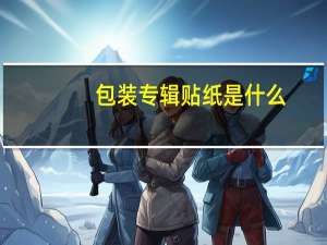 包装专辑贴纸是什么