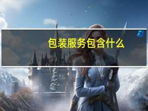 包装服务包含什么