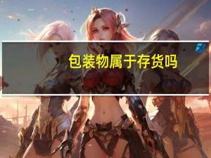 包装物属于存货吗