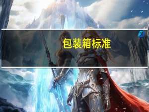 包装箱标准
