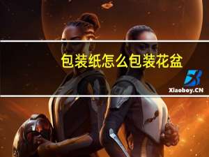 包装纸怎么包装花盆