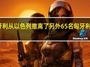 匈牙利外交部长表示匈牙利从以色列撤离了另外65名匈牙利公民他们正乘船前往塞浦路斯