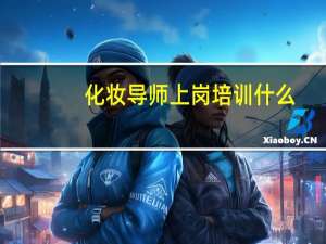 化妆导师上岗培训什么