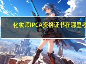 化妆师IPCA资格证书在哪里考