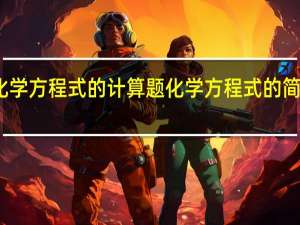 化学方程式的计算题 化学方程式的简单计算