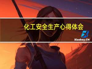 化工安全生产心得体会