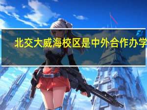 北交大威海校区是中外合作办学吗