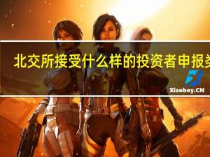 北交所接受什么样的投资者申报类型