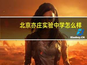 北京亦庄实验中学怎么样