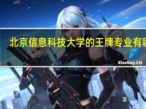 北京信息科技大学的王牌专业有哪些
