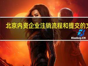 北京内资企业注销流程和提交的文件