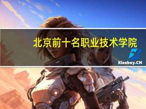 北京前十名职业技术学院