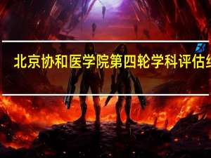 北京协和医学院第四轮学科评估结果