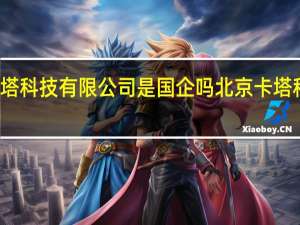 北京卡塔科技有限公司是国企吗 北京卡塔科技有限公司