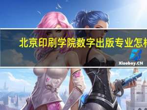 北京印刷学院数字出版专业怎样