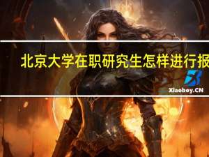 北京大学在职研究生怎样进行报考