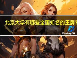 北京大学有哪些全国知名的王牌专业