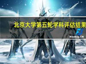 北京大学第五轮学科评估结果