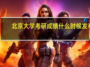 北京大学考研成绩什么时候发布